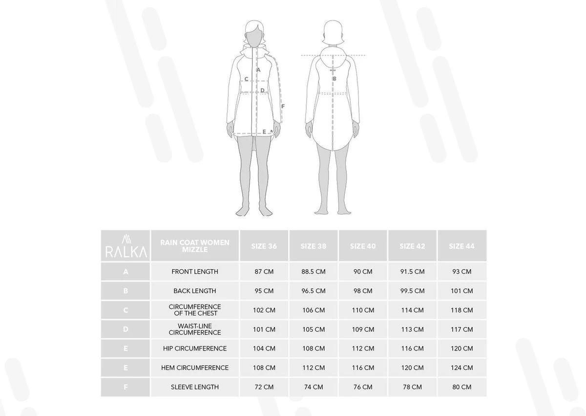 Ralka Regenjas Dames - Mizzle - Zwart - Maat 38 9 Ralka Regenjas Dames - Mizzle - Zwart - Maat 38 - Afbeelding 7