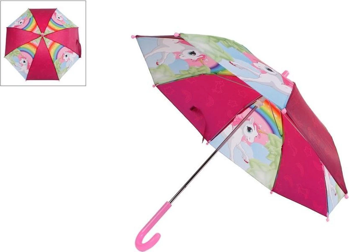 Unicorn Paraplu Unicorn Meisjes 70 Cm Polyester Roze 3 Unicorn Paraplu Unicorn Meisjes 70 Cm Polyester Roze