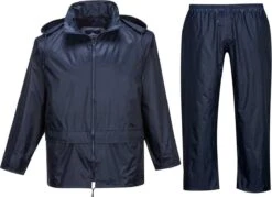 Portwest Regenpak 2 Delig Donker Blauw Maat XL -Regenjassenwinkel 1200x872 1