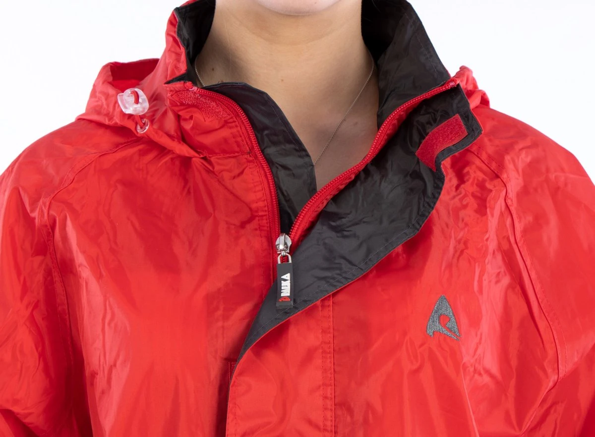 Ralka Regenpak - Senior - Rood/Antraciet - XL 4 Ralka Regenpak - Senior - Rood/Antraciet - XL - Afbeelding 2