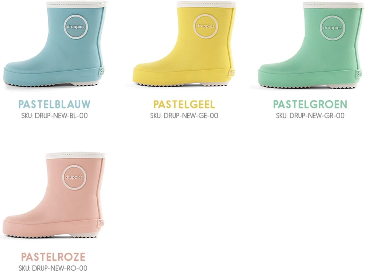 Druppies Regenlaarzen - Newborn Boot - Roze - Maat 19 10 Druppies Regenlaarzen - Newborn Boot - Roze - Maat 19 - Afbeelding 8