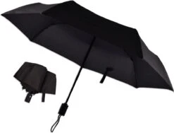 Automatische Stormparaplu - Paraplu – Automatisch, Opvouwbaar & Windproof Tot 70 - 80 Km P/u - Ø 95 Cm - 7 Panelen - Dubbele Laag - Zwart -Regenjassenwinkel 1200x914