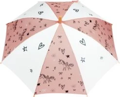 Kidzroom Fearless & Cuddle Paraplu - Peach - Unicorn -Regenjassenwinkel 1200x973 1