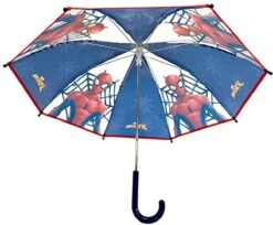 Marvel Spiderman Kinderparaplu - Blauw/rood - D73 Cm -Regenjassenwinkel 1200x993 3