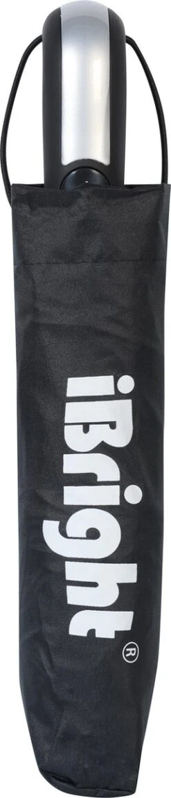 IBright Storm Paraplu - Paraplu - Extra Sterk - Opvouwbaar - Automatisch Uitklapbaar - Ø 105 - Inclusief Beschermhoes -Regenjassenwinkel 258x1200