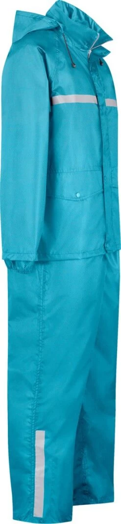 BJØRNSON Dusch Regenpak Dames & Heren - Waterdicht - Maat 3XL - Aqua Blauw 30 BJØRNSON Dusch Regenpak Dames & Heren - Waterdicht - Maat 3XL - Aqua Blauw -Regenjassenwinkel 278x1200 1