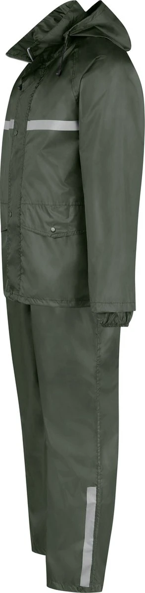 BJØRNSON Dusch Regenpak Dames & Heren - Waterdicht - Maat L - Olijfgroen 12 BJØRNSON Dusch Regenpak Dames & Heren - Waterdicht - Maat L - Olijfgroen - Afbeelding 10