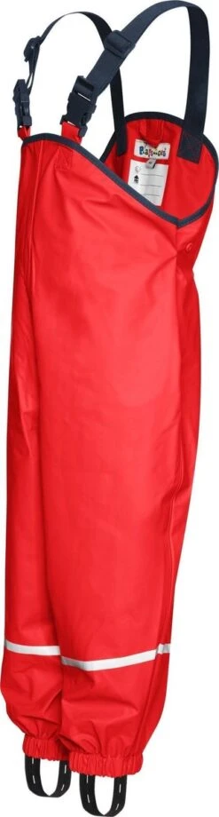 Playshoes Regenbroek Met Bretels Kinderen - Rood - Maat 116 -Regenjassenwinkel 322x1200