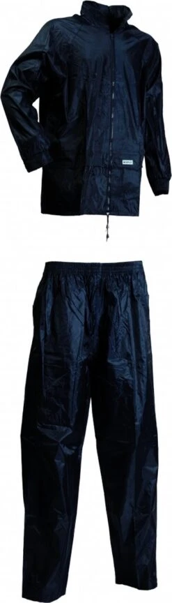 Merkloos Regenpak - Donkerblauw XXXL