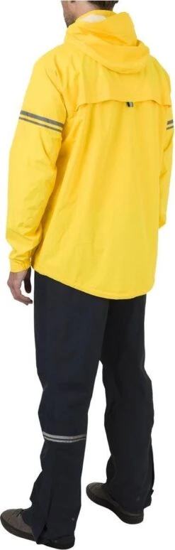 AGU Original Regenpak Essential - Geel/Zwart - L - Dames & Heren - Waterdicht & Ademend -Regenjassenwinkel 383x1200