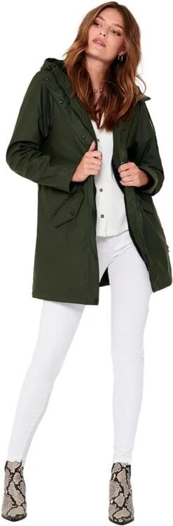 ONLY ONLSALLY RAINCOAT CC OTW Dames Jas - Maat L -Regenjassenwinkel 395x1200