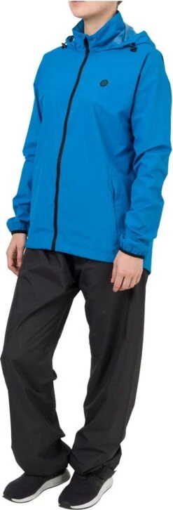 AGU GO Regenpak Essential Dames & Heren - Blauw - L - Waterdicht & Ademend -Regenjassenwinkel 408x1200 2