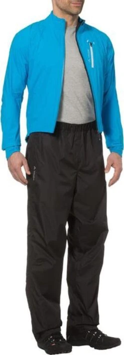 VAUDE Fluid Full-zip Pants II Regenbroek Heren - Maat L -Regenjassenwinkel 419x1200