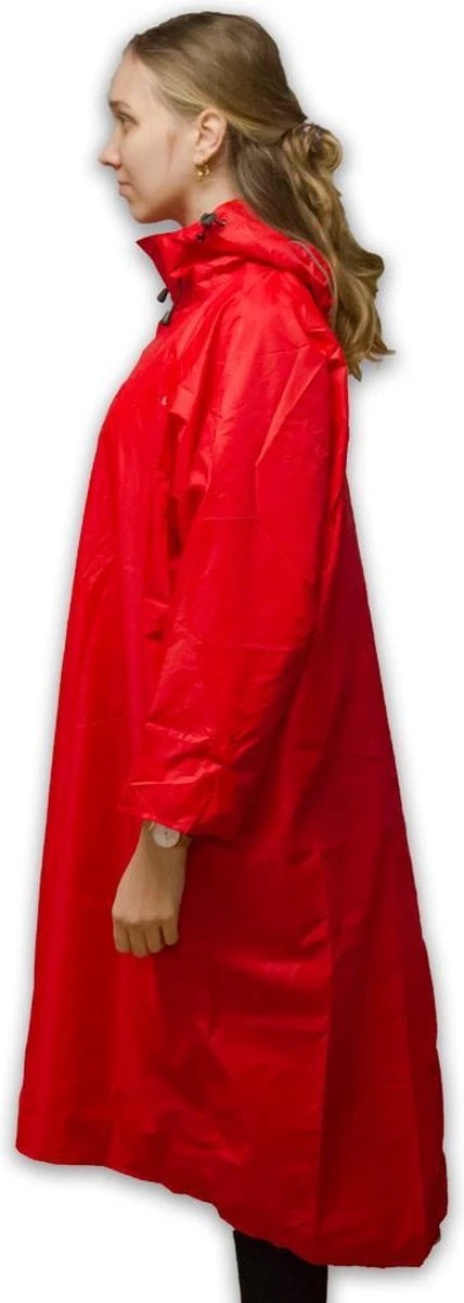 LOWLAND OUTDOOR Wandelponcho - 100% Waterdicht (7.000mm) - Ademend (7.000g/M²) Lava Red - XL 4 LOWLAND OUTDOOR Wandelponcho - 100% Waterdicht (7.000mm) - Ademend (7.000g/M²) Lava Red - XL - Afbeelding 2