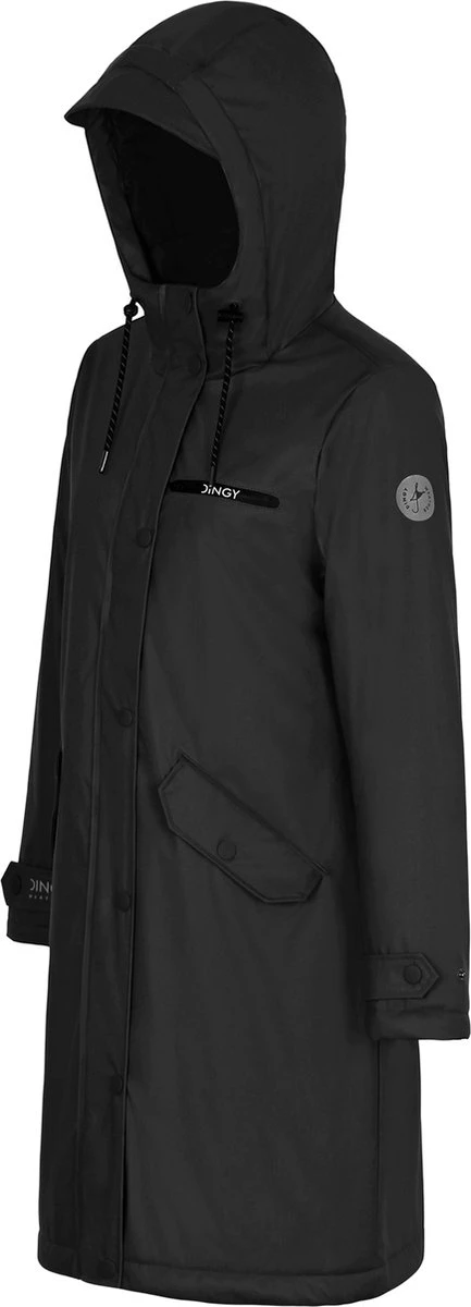 Dingy Weather - Regenjas Dames - Maat 40 - Zwart 5 Dingy Weather - Regenjas Dames - Maat 40 - Zwart - Afbeelding 3