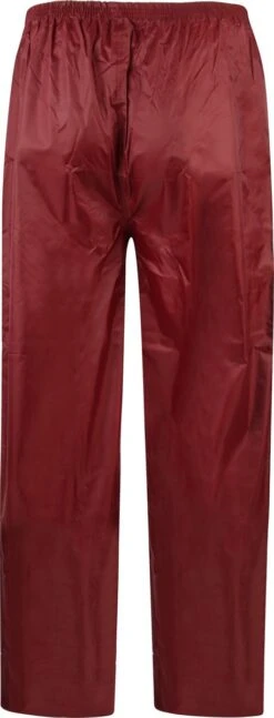 C-Line Regenpak Met Capuchon - Rood - Reflecterend - Nieuw Model - Kinder Maat 134/140 -Regenjassenwinkel 458x1200