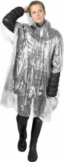 Merkloos 20x Wegwerp Regenponcho Transparant - Wegwerp Poncho Voor Volwassenen -Regenjassenwinkel 473x1200 2