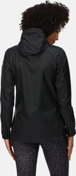 Regatta Pack-It II Regenjas - Maat 44 - Vrouwen - Zwart -Regenjassenwinkel 522x1200