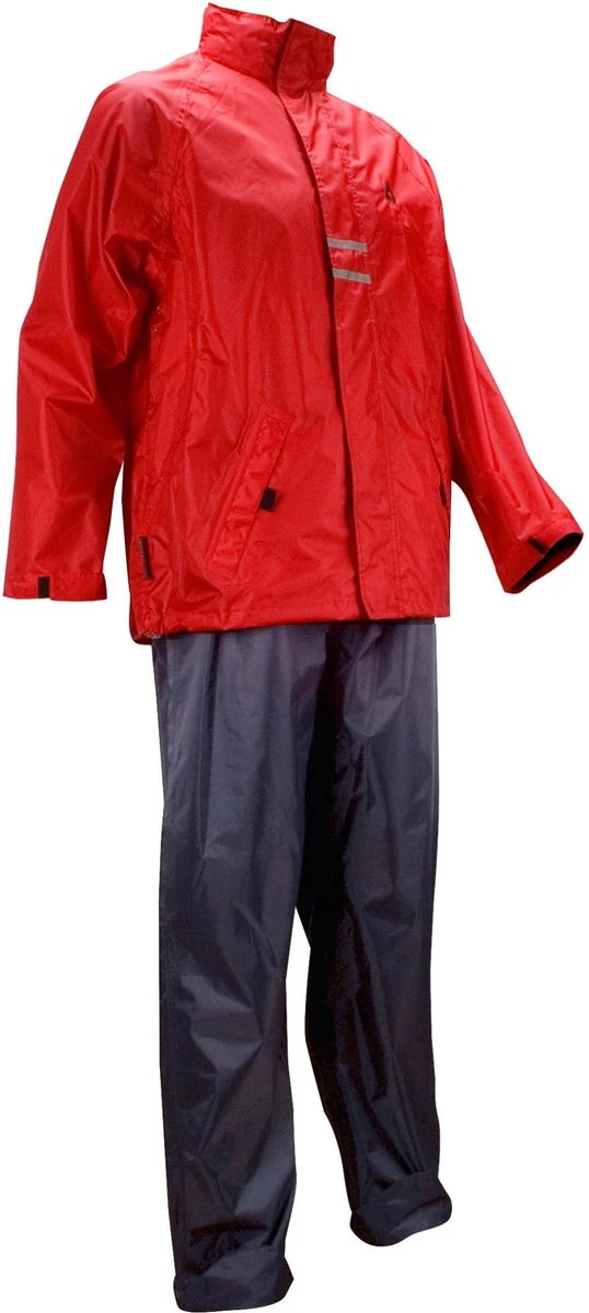 Ralka Regenpak - Senior - Rood/Antraciet - XL 3 Ralka Regenpak - Senior - Rood/Antraciet - XL