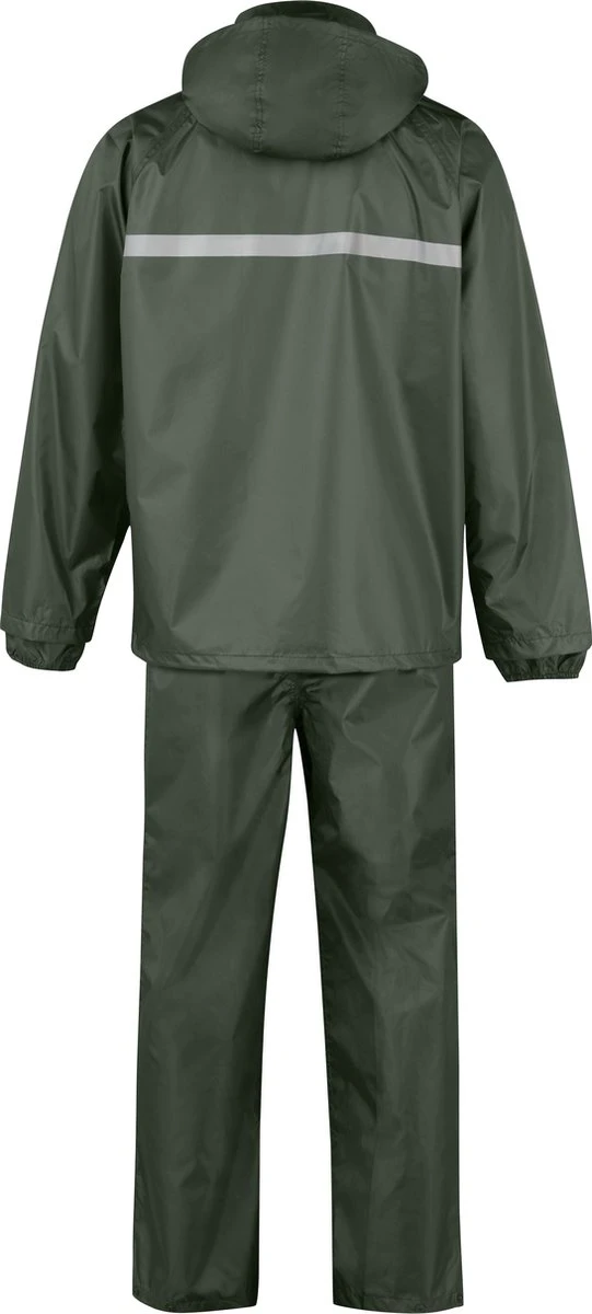 BJØRNSON Dusch Regenpak Dames & Heren - Waterdicht - Maat L - Olijfgroen 4 BJØRNSON Dusch Regenpak Dames & Heren - Waterdicht - Maat L - Olijfgroen - Afbeelding 2
