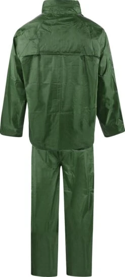 C-Line Regenpak Met Capuchon - Groen - Reflecterend - Nieuw Model - Volwassen Maat XXXXL -Regenjassenwinkel 543x1200 1