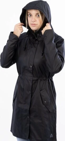 Ralka Regenjas Dames - Mizzle - Zwart - Maat 38 22 Ralka Regenjas Dames - Mizzle - Zwart - Maat 38 -Regenjassenwinkel 553x1200