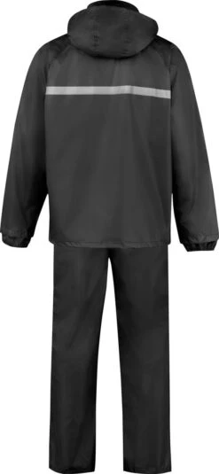BJØRNSON Dusch Regenpak Dames & Heren - Waterdicht - Maat XL - Zwart -Regenjassenwinkel 554x1200