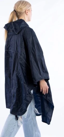 Ralka Poncho - Blauw - Volwassenen -Regenjassenwinkel 566x1200