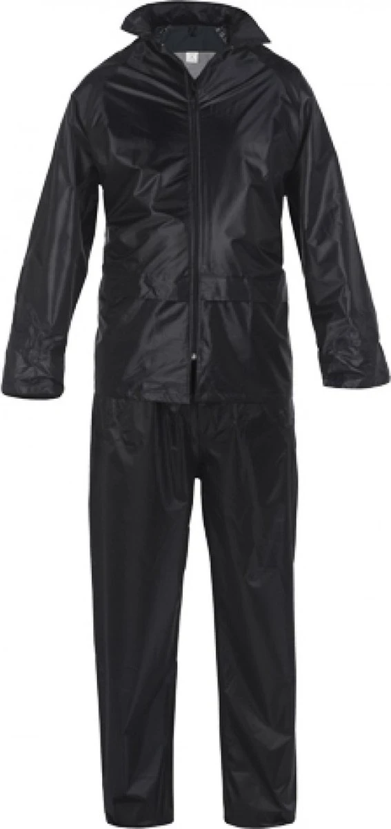 Merkloos Regenpak - Donkerblauw XXXL 4 Merkloos Regenpak - Donkerblauw XXXL - Afbeelding 2