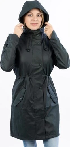 Ralka Regenjas Dames - Mizzle - Donkergroen - Maat 38 -Regenjassenwinkel 578x1200