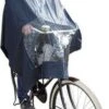 Hooodie Fietsponcho Koplampproof Transparant Unisex - Marine Blauw - One Size -Regenjassenwinkel 589x1200