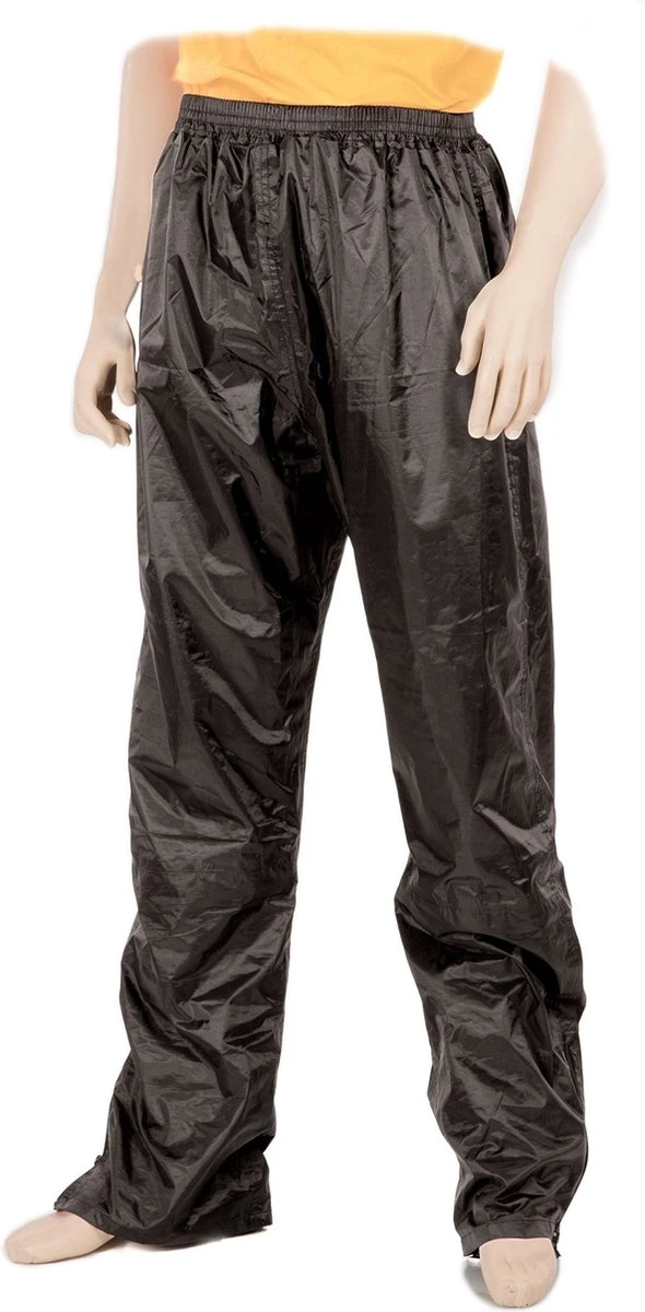 Mirage Rainfall - Regenbroek - Unisex - Maat L - Zwart 4 Mirage Rainfall - Regenbroek - Unisex - Maat L - Zwart - Afbeelding 2