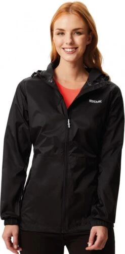Regatta Pack-It II Regenjas - Maat 44 - Vrouwen - Zwart -Regenjassenwinkel 590x1200 2