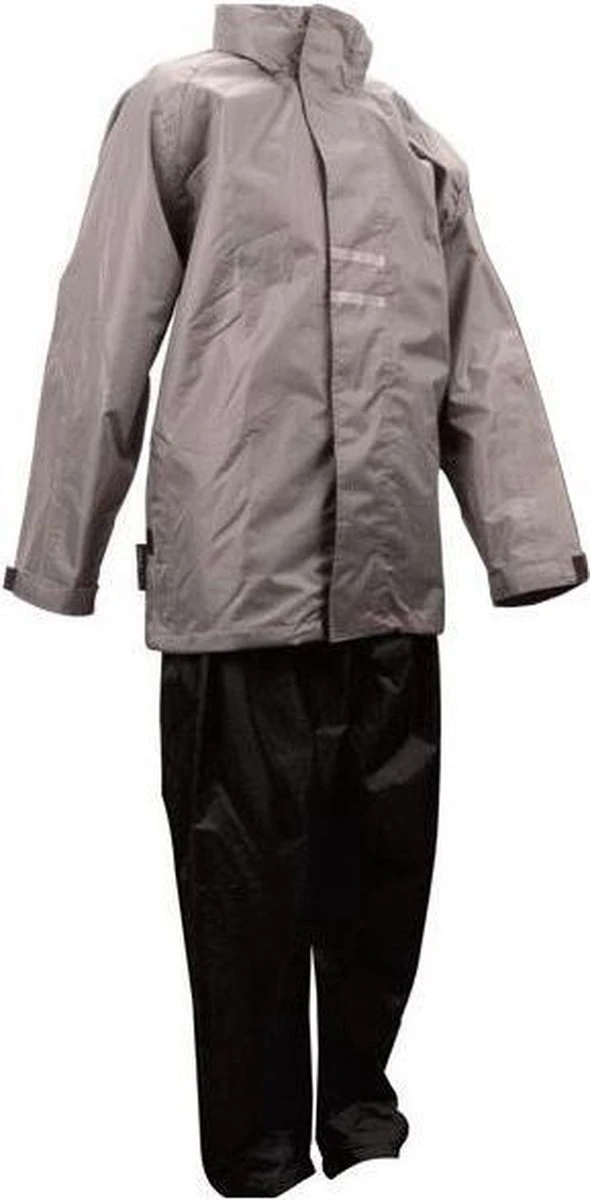 Ralka Regenpak - Junior - Grijs/Zwart - 176 6 Ralka Regenpak - Junior - Grijs/Zwart - 176 - Afbeelding 4