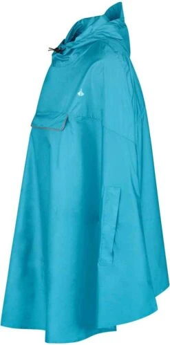 BJØRNSON Haps Regenponcho Fiets Dames & Heren - Fietsponcho - Aqua Blauw -Regenjassenwinkel 594x1200 1