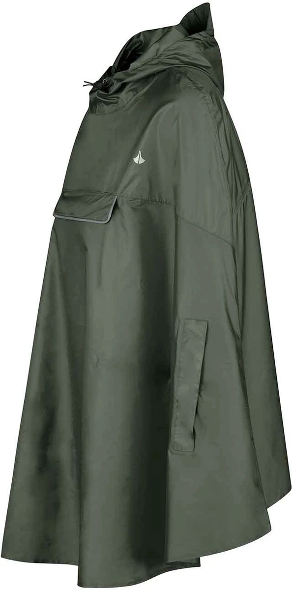 BJØRNSON Haps Regenponcho Fiets Dames & Heren - Fietsponcho - Olijfgroen 6 BJØRNSON Haps Regenponcho Fiets Dames & Heren - Fietsponcho - Olijfgroen - Afbeelding 4