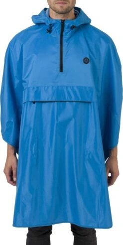 AGU Grant Regenponcho Essential Unisex - Blauw - One Size - Dames & Heren - Waterdicht & Ademend -Regenjassenwinkel 602x1200