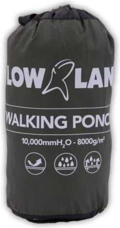 LOWLAND OUTDOOR® Wandelponcho - 100% Waterdicht (10.000mm) - Ademend (8.000g/M²) PFAS Vrij! Medium 13 LOWLAND OUTDOOR® Wandelponcho - 100% Waterdicht (10.000mm) - Ademend (8.000g/M²) PFAS Vrij! Medium -Regenjassenwinkel 633x1200 2