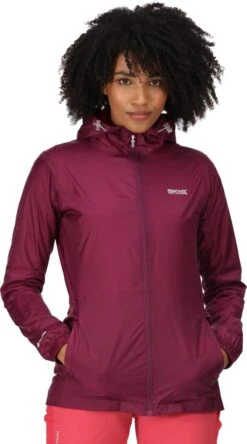 Regatta Pack-it Iii Regenjack Dames Middenpaars Maat L -Regenjassenwinkel 668x1200 2
