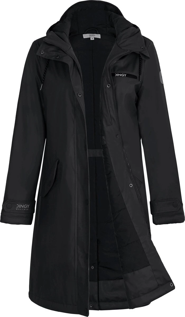 Dingy Weather - Regenjas Dames - Maat 40 - Zwart 7 Dingy Weather - Regenjas Dames - Maat 40 - Zwart - Afbeelding 5