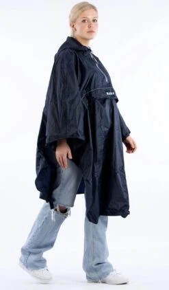 Ralka Poncho - Blauw - Volwassenen -Regenjassenwinkel 702x1200 4