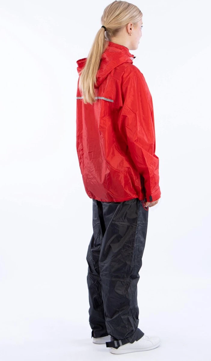 Ralka Regenpak - Senior - Rood/Antraciet - XL 5 Ralka Regenpak - Senior - Rood/Antraciet - XL - Afbeelding 3