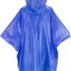 Merkloos Regenponcho - Regenjas - Regenkleding - Kinderen - Jongens - Meisjes - Herbruikbaar - One-size - PVC- Blauw -Regenjassenwinkel 736x1200