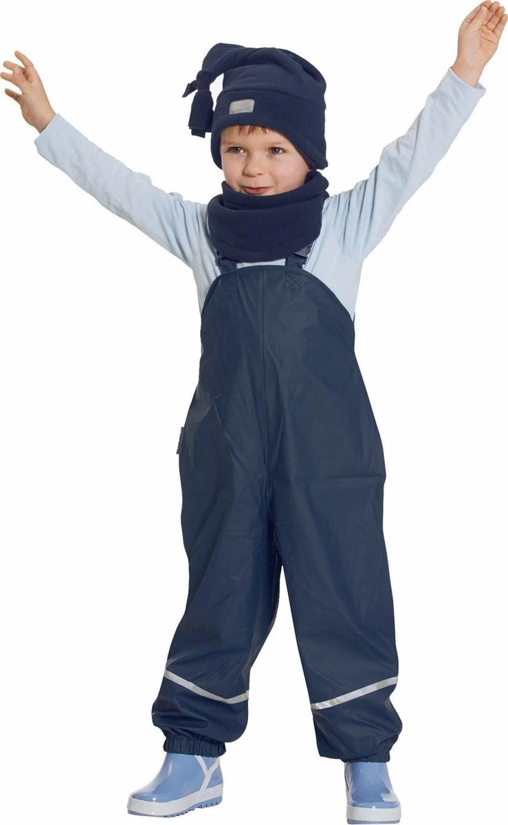 Playshoes Regenbroek Met Bretels Kinderen - Donkerblauw - Maat 86 6 Playshoes Regenbroek Met Bretels Kinderen - Donkerblauw - Maat 86 - Afbeelding 4