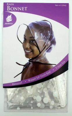 Regenkapje-dames-haar-transparant