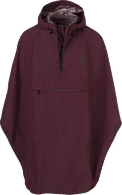 AGU Grant Regenponcho Essential Unisex - Bordeaux - One Size - Dames & Heren - Waterdicht & Ademend -Regenjassenwinkel 755x1200