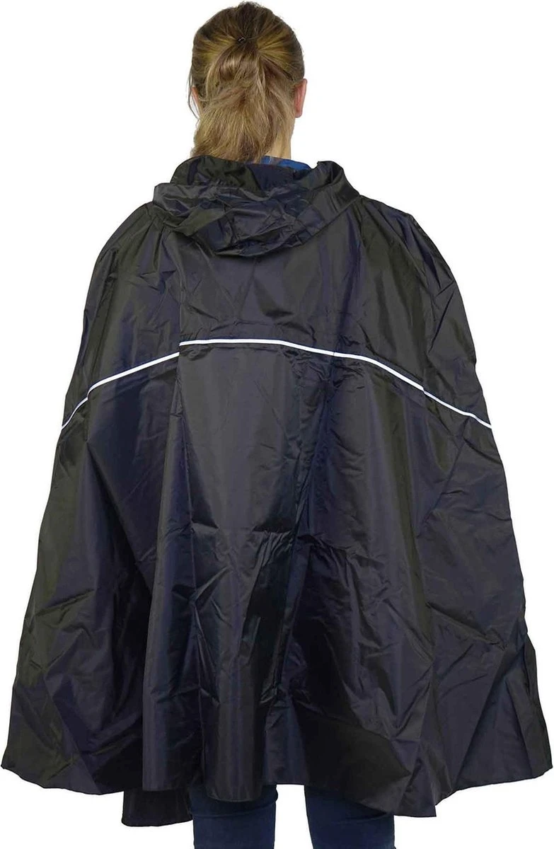 BJØRNSON Haps Regenponcho Fiets Dames & Heren - Fietsponcho - Zwart 16 BJØRNSON Haps Regenponcho Fiets Dames & Heren - Fietsponcho - Zwart - Afbeelding 14