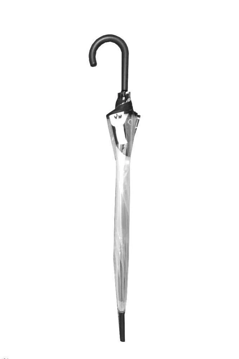 Smati Chat Stormparaplu - Transparent - Auto Open - ø 85 Cm - Chat Cat Zwart 4 Smati Chat Stormparaplu - Transparent - Auto Open - ø 85 Cm - Chat Cat Zwart - Afbeelding 2