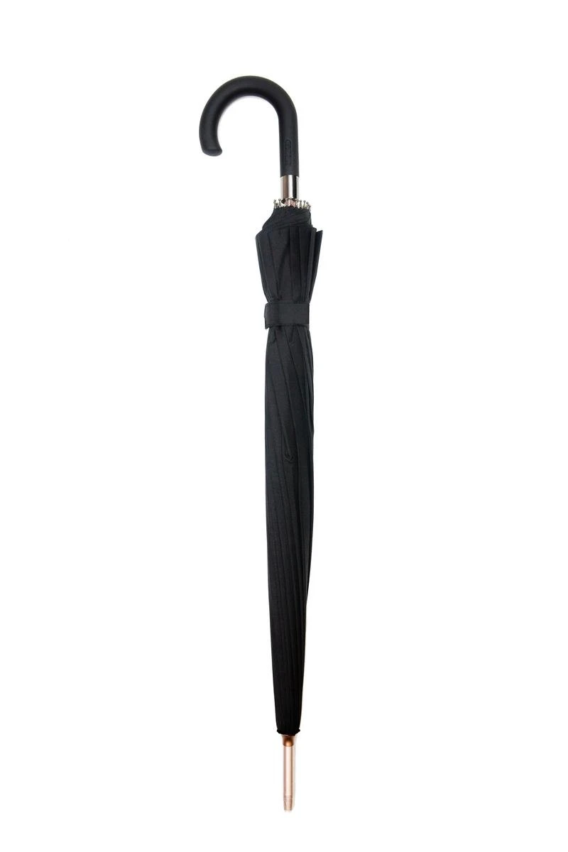 Smati Gentleman No16 Stormparaplu - Auto Open - ø 114 Cm - Zwart 4 Smati Gentleman No16 Stormparaplu - Auto Open - ø 114 Cm - Zwart - Afbeelding 2