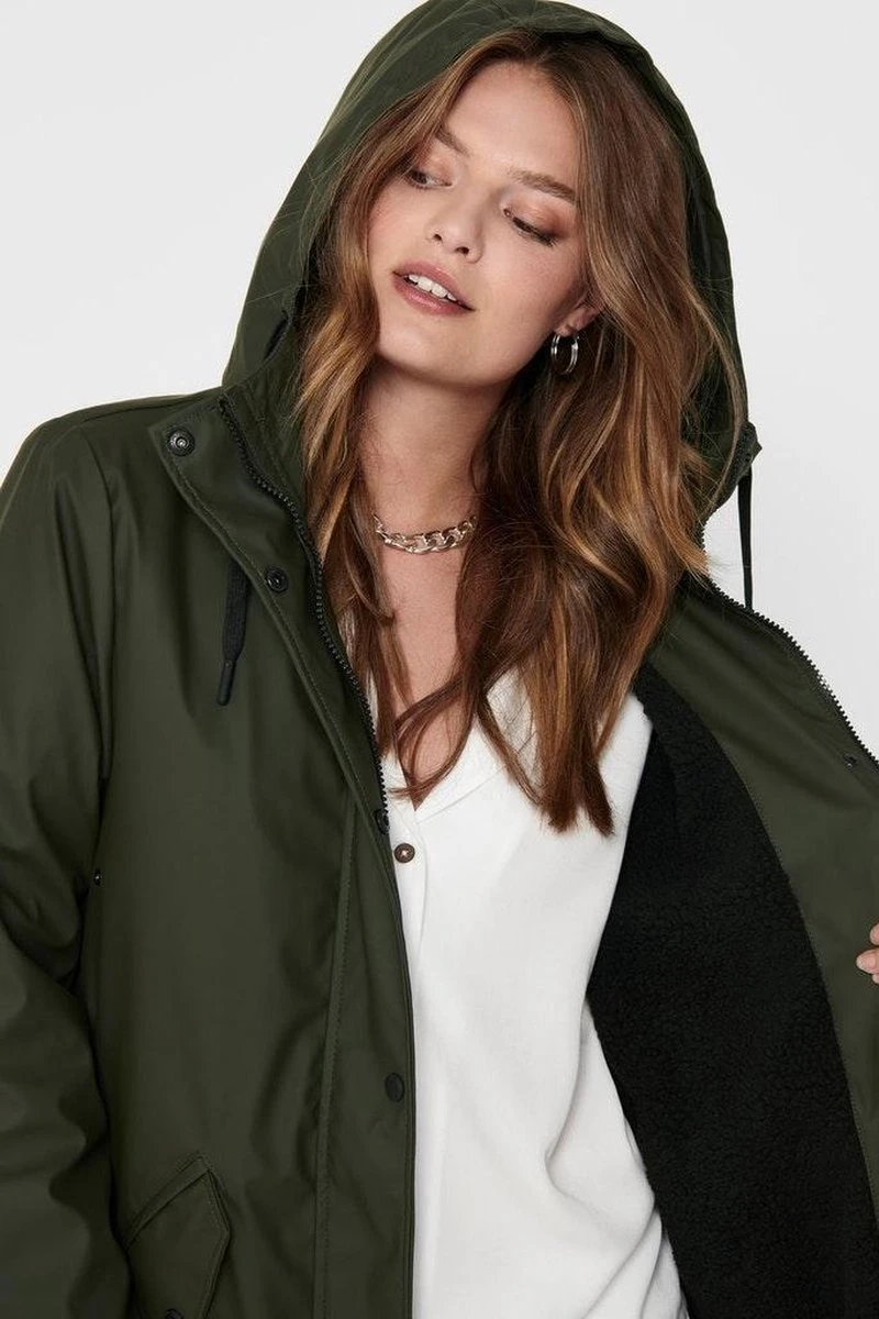 ONLY ONLSALLY RAINCOAT CC OTW Dames Jas - Maat S 7 ONLY ONLSALLY RAINCOAT CC OTW Dames Jas - Maat S - Afbeelding 5